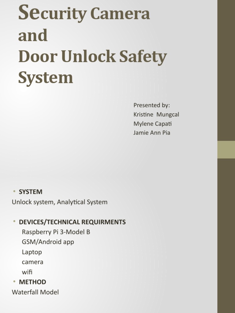 Unlocking Laptop Camera for Security | PDF | Mobile App | Android ...