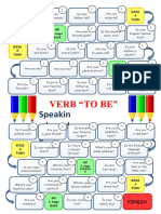 Verb "To Be": Speakin G Board Game