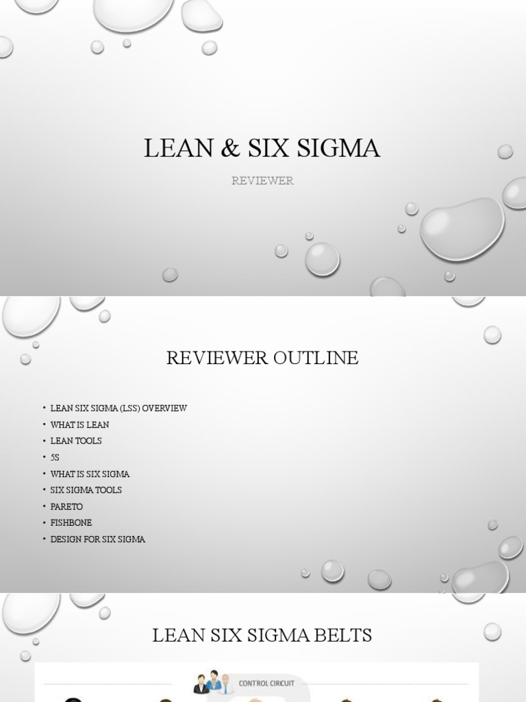Lean Six Sigma Overview and Tools | PDF | Design For Six Sigma | Lean ...