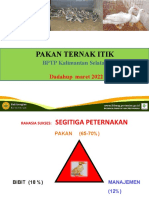 Pembuatan Pakan Itik 1