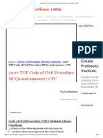 300+ TOP Code of Civil Procedure MCQs