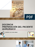 Docencia prepracion del paciente