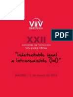 Informe Indetectable Igual Intransmisible VIH