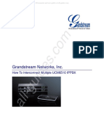 Grandstream Networks, Inc.: How To Interconnect Multiple UCM6510 IPPBX