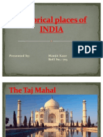 Historical Place of India Presentation
