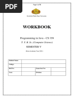 T.Y.B.Sc. (CS) SEMV - Core JAVA Labbook 2020-21 - Oct