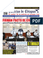 Periódico Noticias de Chiapas, Edición Virtual Jueves 24 de Marzo de 2022