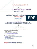 Contemporary Issues in Management: 7 International Conference