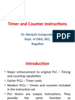 Timer and Counter Instructions: Dr. Manjula Sutagundar Dept. of E&IE, BEC, Bagalkot