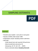 Sampling Sistematis