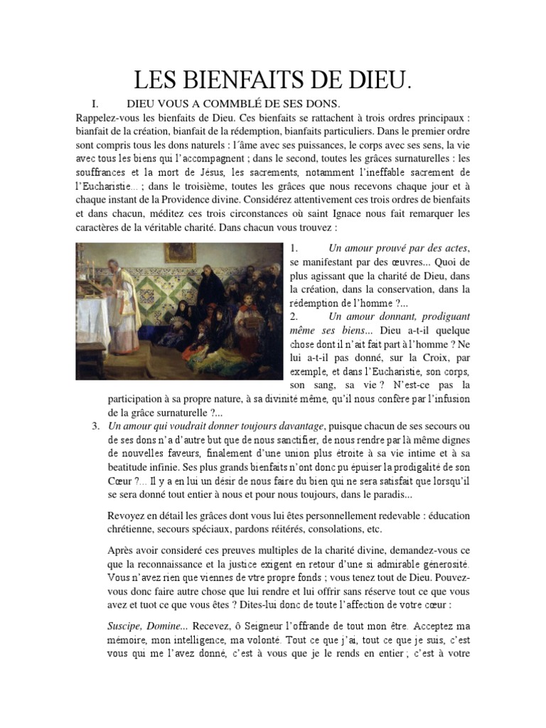 Les Bienfaits de Dieu PDF