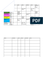 Horario - 4to Semestre