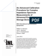 An Advanced Calibration Procedure For Complex Impedance Spectrum Measurements of Advanced Energy Storage Devices