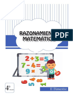 4° Razonamiento Matemático 2 Bimestre