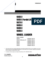 Shop Manual: WA65-3 WA65-3 Parallel Lift WA75-3 WA85-3 WA90-3 WA95-3