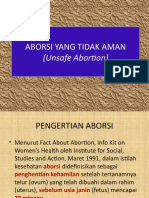 Aborsi Yang Tidak Aman