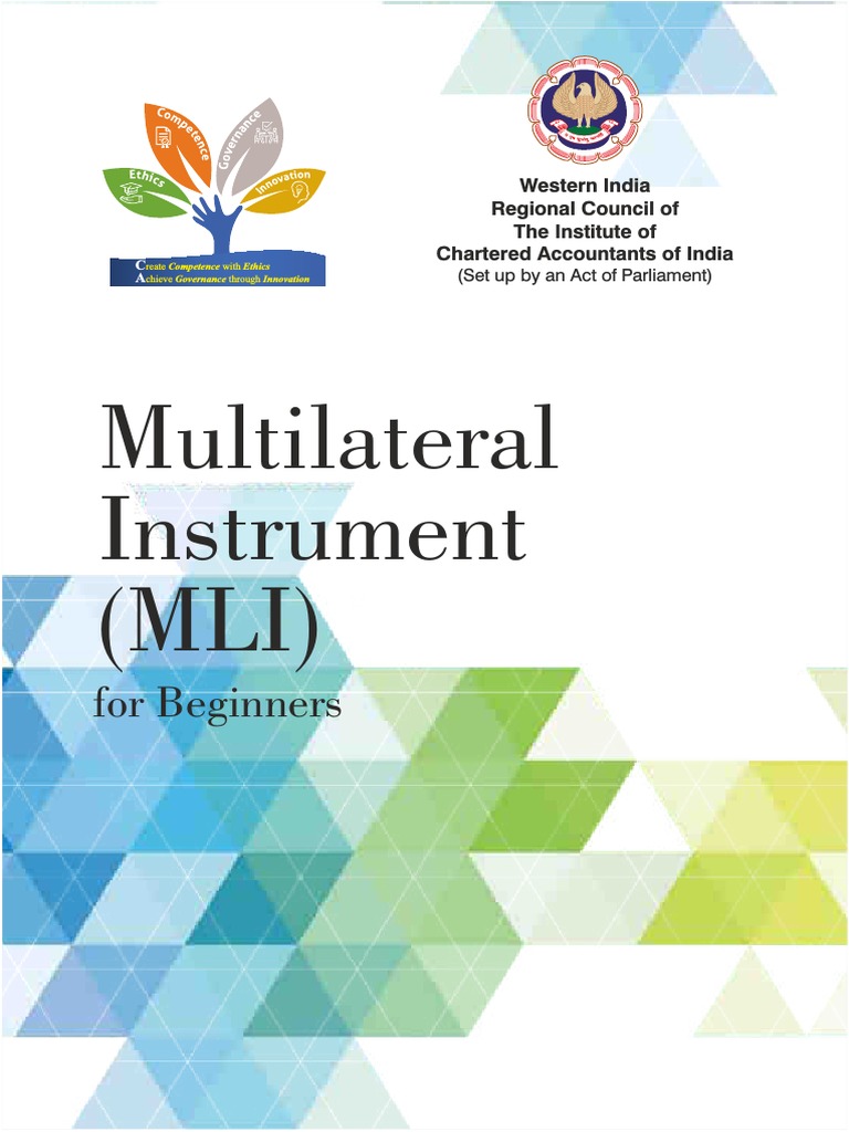 Multilateral Instrument Beginners PDF Tax Treaty Tax Avoidance