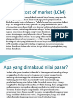 Lower of Cost of Market (LCM)
