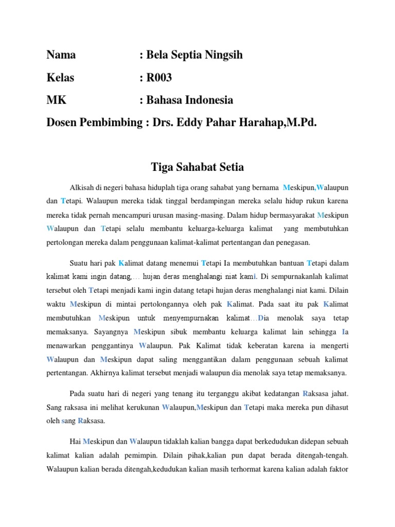 Tiga Sahabat Setia Pdf