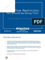 Blood Flow Restriction Therapy Bierman