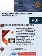 Kebijakan Kepegawaian SDM