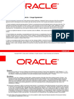 Oracle Online Training Materials - Usage Agreement