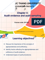 Chapter 4 - Audit Evidence and Sampling