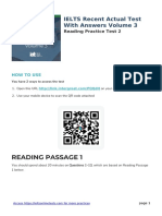 Reading Passage 1: IELTS Recent Actual Test With Answers Volume 3