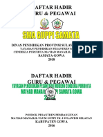 Cover Daftar Hadir Guru Dan Pegawai