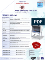 Biosafe Cabinet WBSC 2020 MA