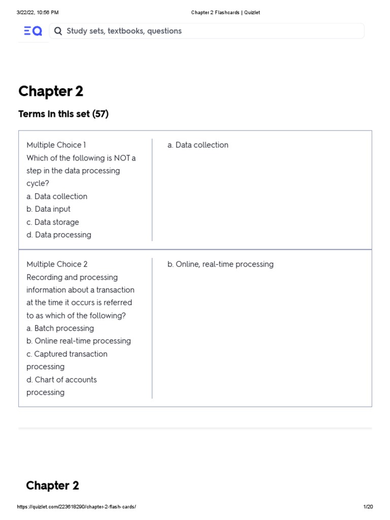 Chapter 2 Flashcards - Quizlet | PDF | Enterprise Resource Planning ...