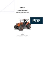 URSUS C-380 & C-385 - Operator Instruction Book - Issue 2 - March 2018