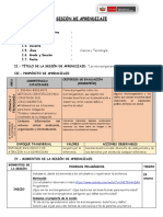 Sesión de Aprendizaje Aip