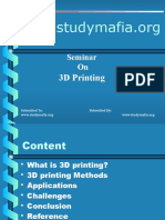 3D Printingcse