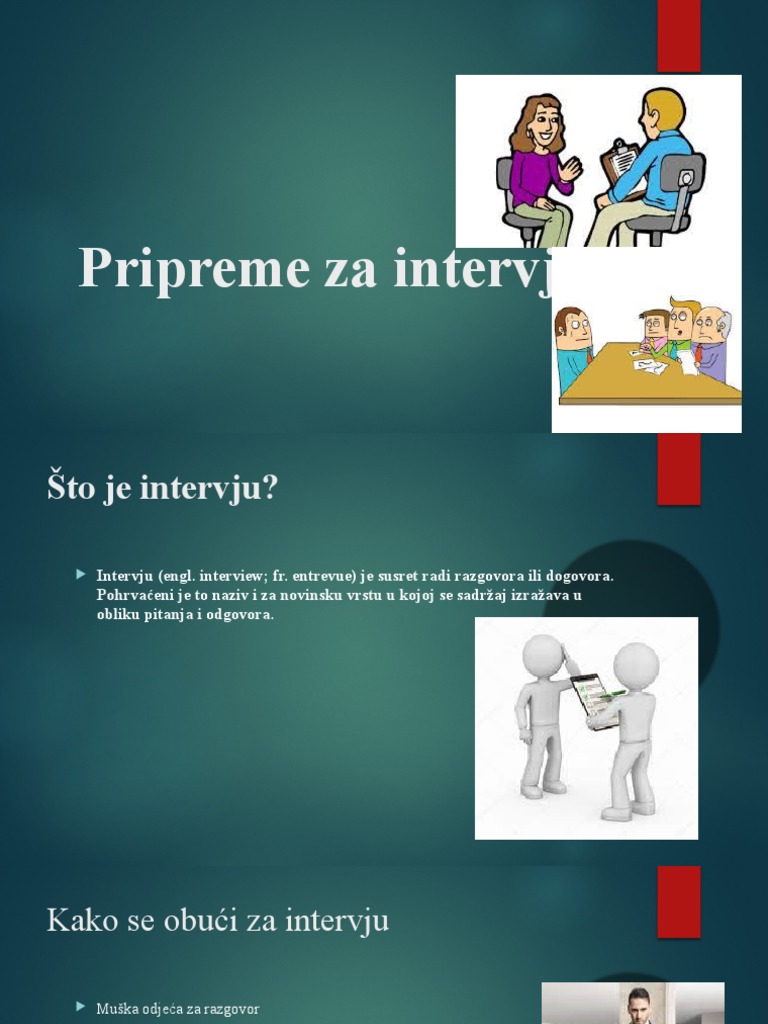 Pripreme Za Intervju | PDF