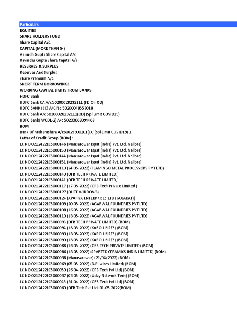 Financial Overview of DEC Infrastructure | PDF | Finance & Money ...
