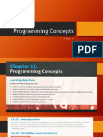 Chapter 11 Programming Concepts 10