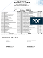 Transkrip Nilai Akademik Sementara