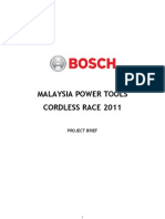 Bosch Power Tools Cordless Race 2011 - Project Brief