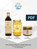 Visit Shoonya Website To Book Order/Call: Organic A2 Desi Ghee Pure Mustard Oil Tulsi Nectar Honey