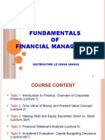 Fundamentals OF Financial Management: Instructor: Le Hong Nhung