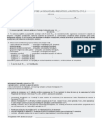 Model - Ordin Cu Privire La Organizarea Pregătirii La Protecţia Civilă