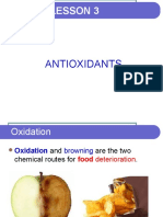 Lesson 3 Antioxidants