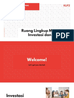 Ruang Lingkup Manajemen Investasi Dan Portofolio