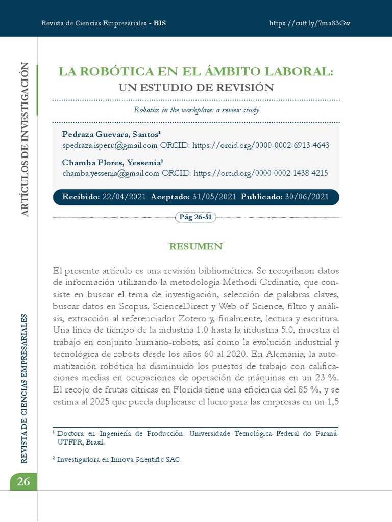 Evolución de la Robótica Laboral | PDF | Robot | Robótica