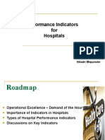 Performance Indicators For Hospitals: Niladri Majumder