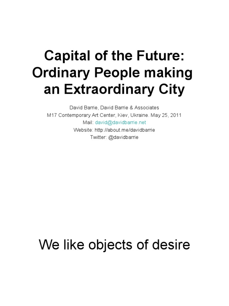 Ordinary People Making An Extraordinary City | PDF | Business | Innovation