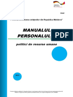 Manualul Personalului Politici de Resurse Umane