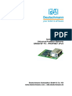 Instruction Manual Universal Fieldbus-Gateway Unigate FC - Profinet 2port