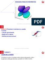 3.3 Cálculo Aproximado. Regla de La Cadena de Funciones Vectoriales de Variable Vectorial. Noción Inversa Local de Una Función